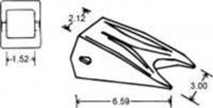 Y8623TP1 -- 23 SERIES ADI TWIN PENET CAST